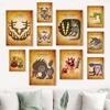 Joc Japonez Animat Vintage Pictură pe Pânză Imagini de Perete Monster Hunter Art Postere și Imprimeuri pentru Camera de Zi Decor Acasă
