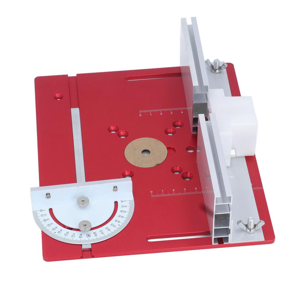 Router Table Insert Plate Aluminum Alloy Board Woodworking Benches Router Table Plate for Routing Carving Milling