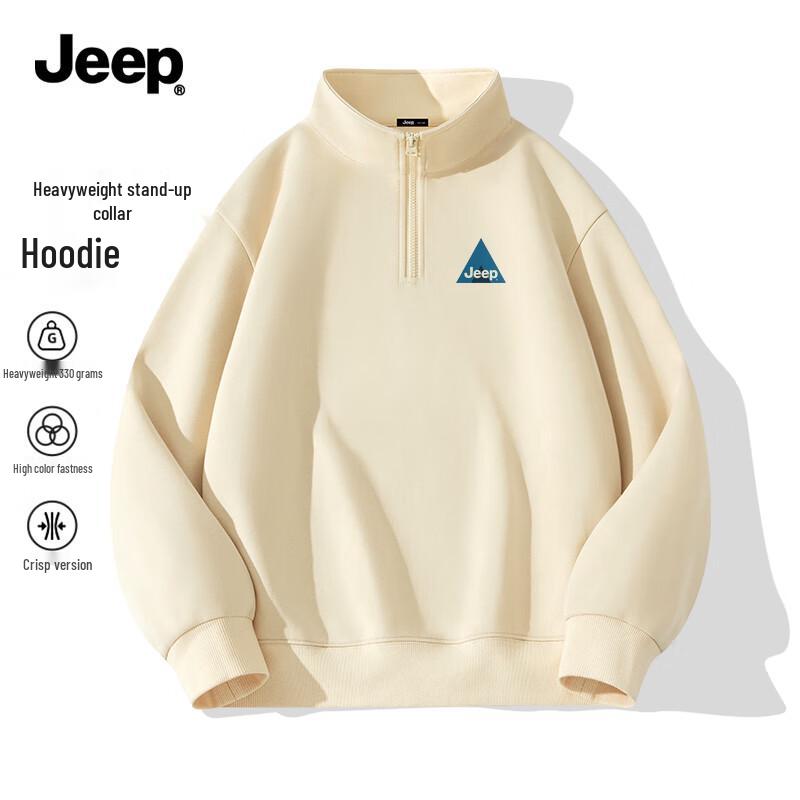 

JEEP Men s Stand Collar Half-Zip Sweatshirt 3XL