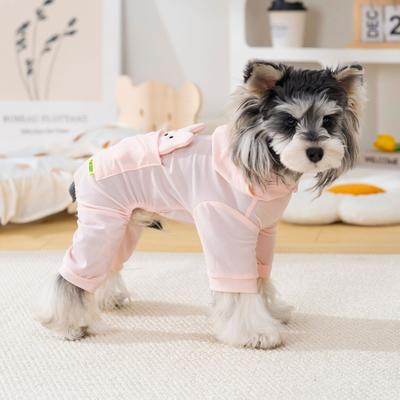 Pet Summer Thin Cool Coat Breathable Teddy Schnauzer Small Dog Sunscreen Jumpsuit Puppy Clothes