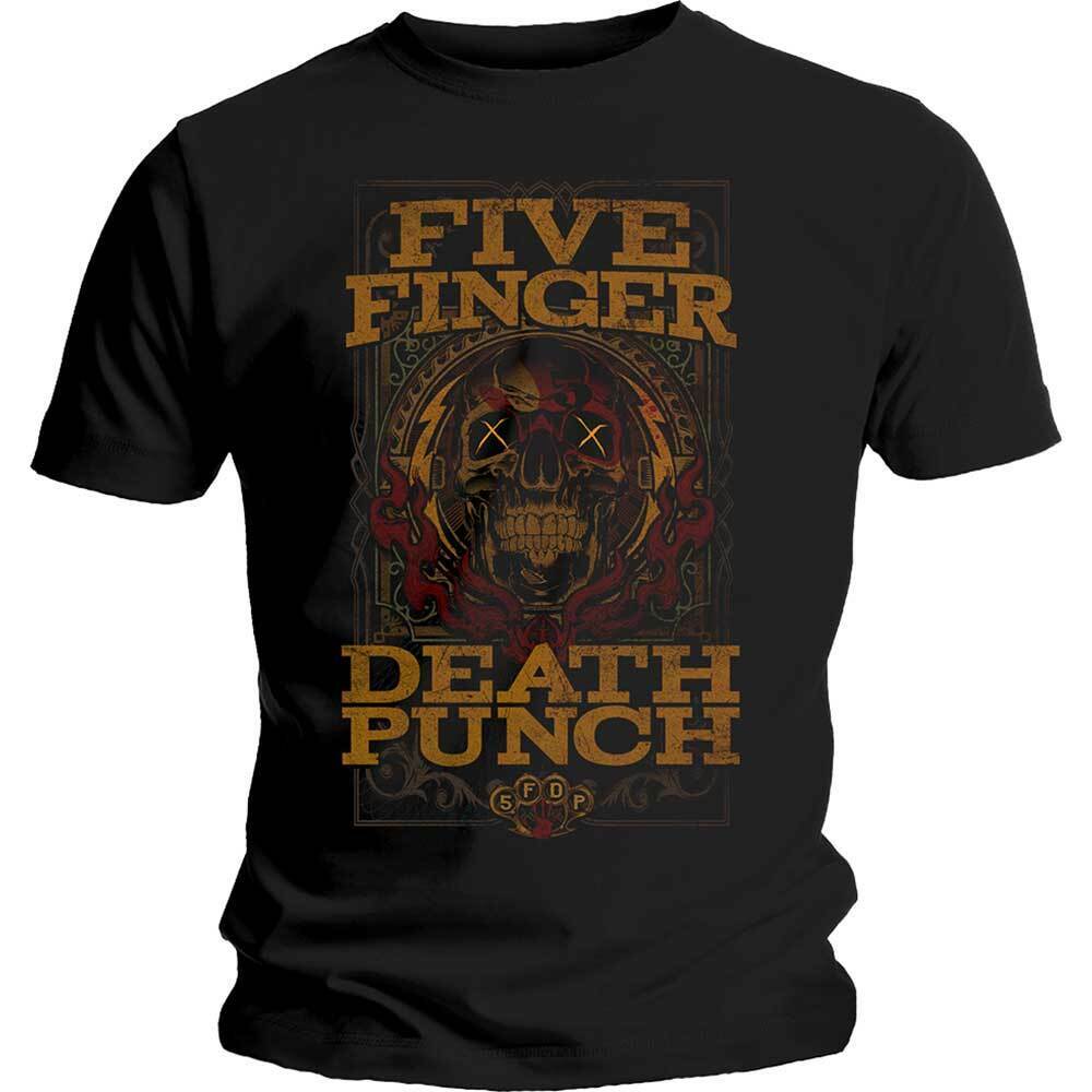 Five Finger Death Punch Wanted Shirt S M L XL XXL Band T-shirt Official Tshirt