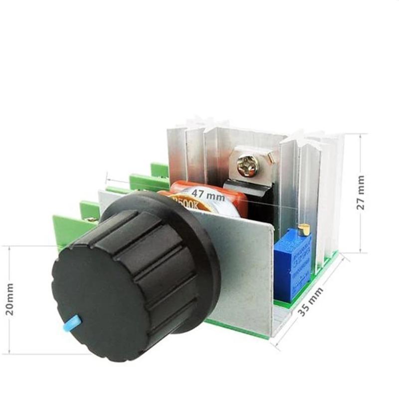 Ac 220V 2000W Scr Voltage Regulator Dimming Motor Speed Controller Thermostat Electronic Module