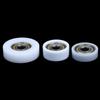 5Pcs Nylon Bearing Roller Wheel Silent Pulley Roller With Metal Ball Bearing For Sliding Door Cabinet Furniture Hardware