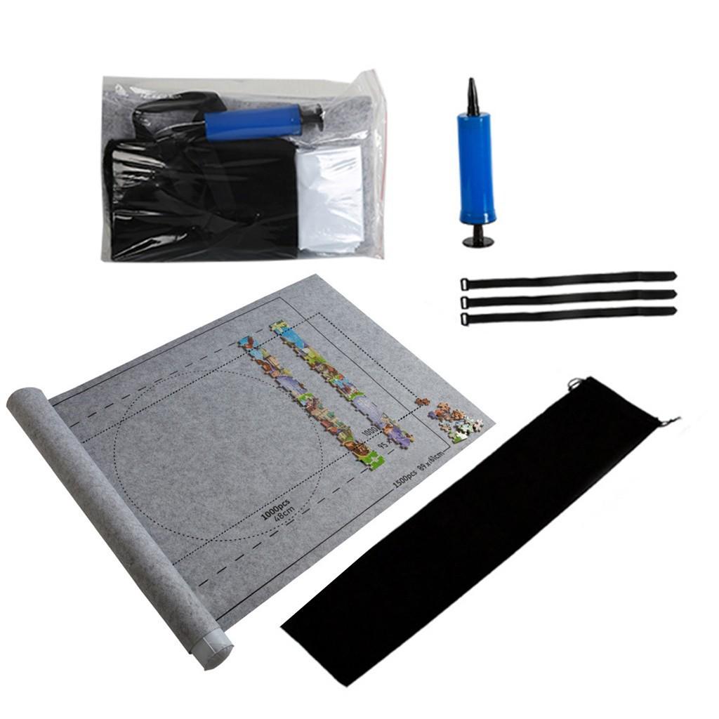 

Коврик для хранения пазлов в рулоне, пазл Jigroll до 1500 деталей серый