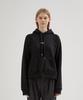 Short Basic Hooded Sweatshirt