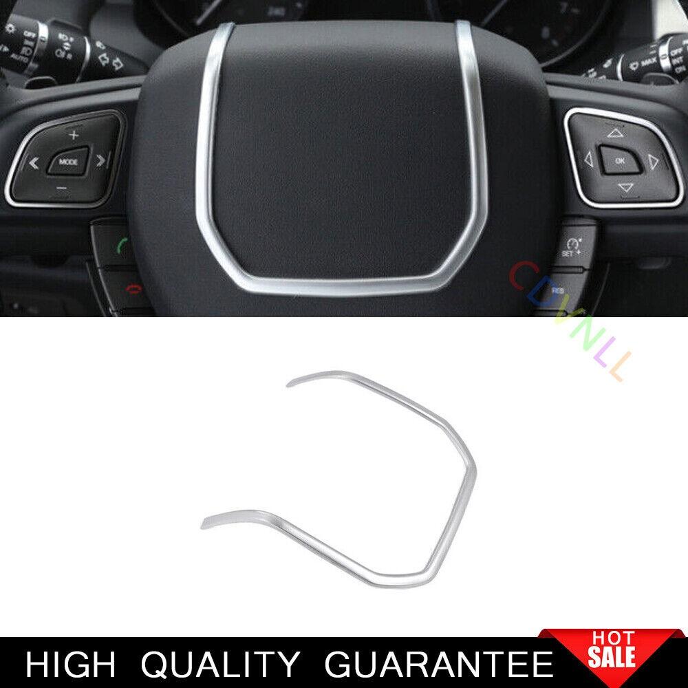 For Range Rover Evoque 2012-2019 Matte Silver Steering Wheel Sheet Cover Trim 1*
