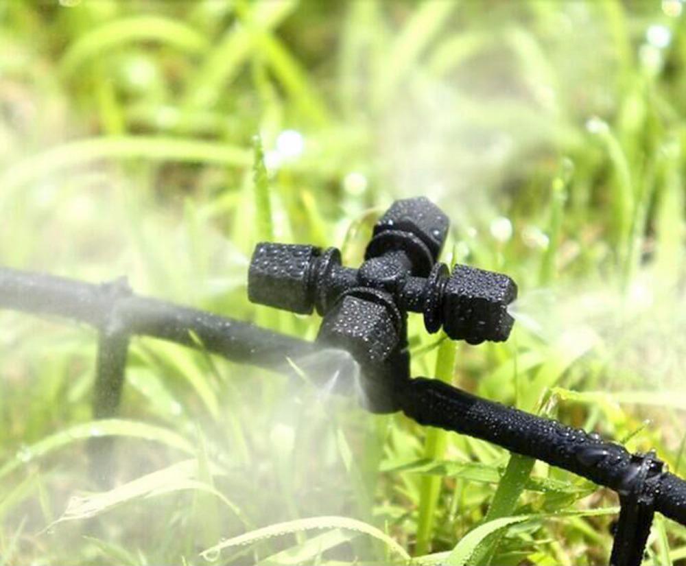 50 Pcs Plastic Atomizing Nozzle Sprinkler Garden Greenhouse Humidifier Spray Atomization Irrigation Equipment