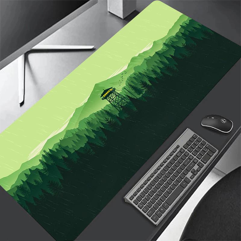 Deep Forest Firewatch Laptop Gamer Mousepad Gaming NonSlip Mouse Pad Large Locking Edge Keyboard 700x300 Deak Mat For Cs Go Lol