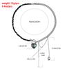 Y2K Heart Beaded Necklace Women Boho Crystal Love Heart Gravel Clavicle Chain Cool Choker Exquisite Fashion Jewelry Gifts