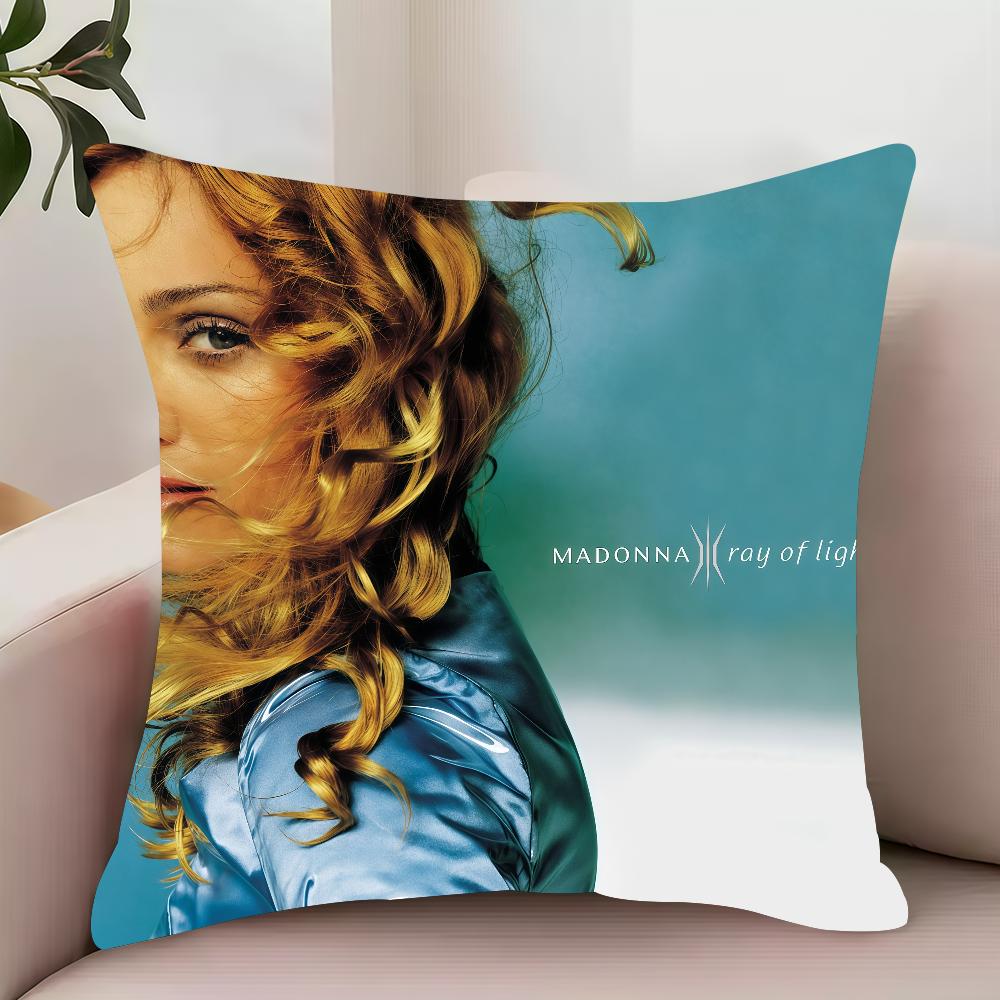 

Singer M-Madonna Like A Virgin Pillow Case Decor Protective Covers Comfortable Soft For Sofa Living Room Home Office 12x12Inch