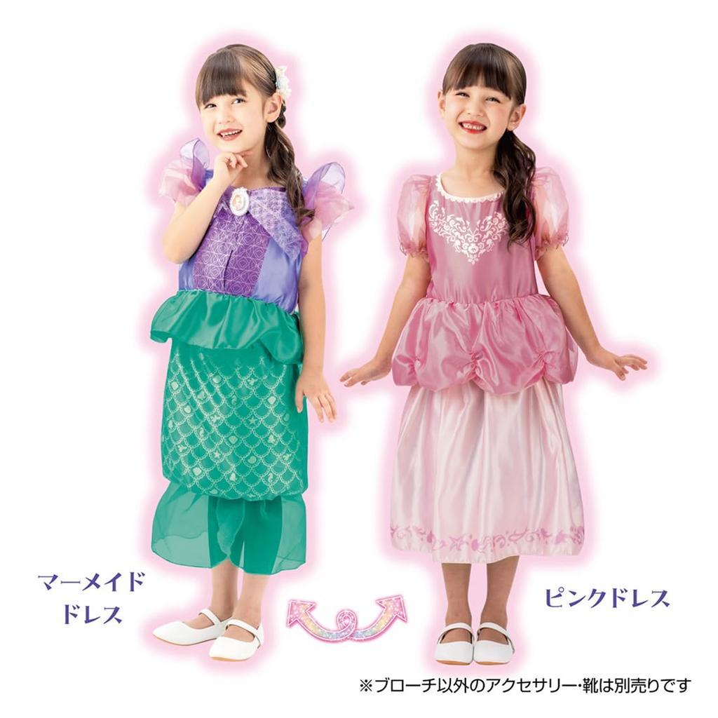 [Takara Tomy] [Official Domestic Product] Disney Princess Magical Curly Dress Ariel