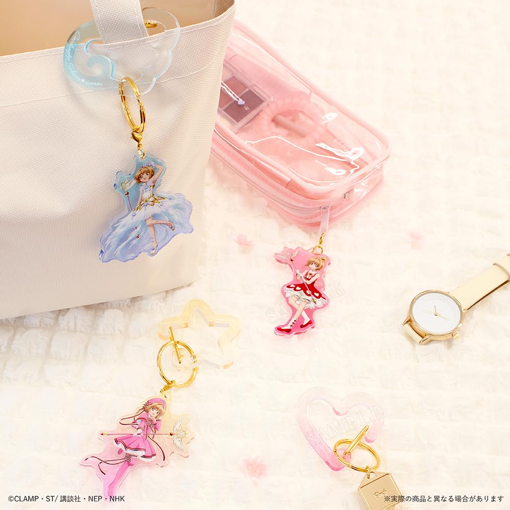 Factory Cardcaptor Sakura Acrylic Carabiner Keychain Feather T's CS-5581306HN