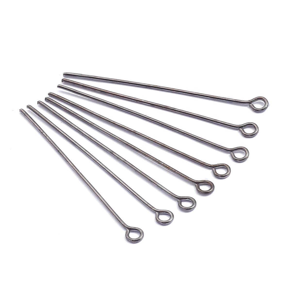 

Железные 9-контактные штифты для бисероплетения, DIY, аксессуары для изготовления ювелирных изделий ручной работы для ожерелий, браслетов, серег и подвесок 16mm 200 pieces/bag approx. 13.2g