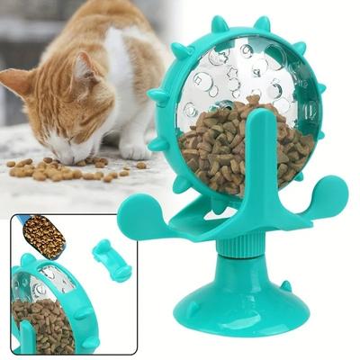 Pet Puzzle Toys Interactive Cat Toy Slow Feeder for Iq Training Mental Enrichment, Interactive Pet Toy and Bell