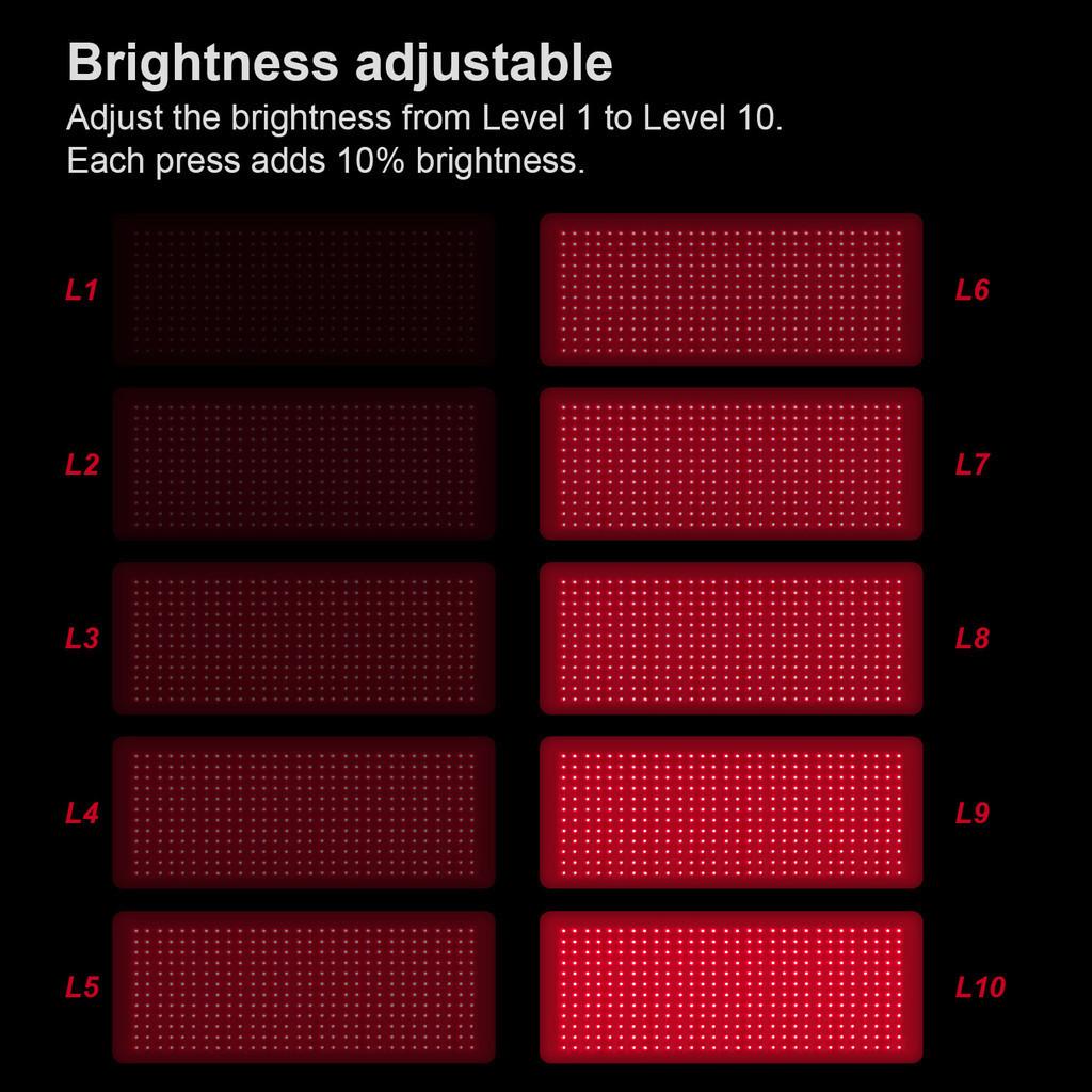 25W Tragbarer Ferninfrarot-Schmerzlinderungs-Therapiegürtel Einstellbare Frequenz-Therapieinstrument Elektrischer Infrarot-Therapie-Heizgürtel 400*200* 4,95mm