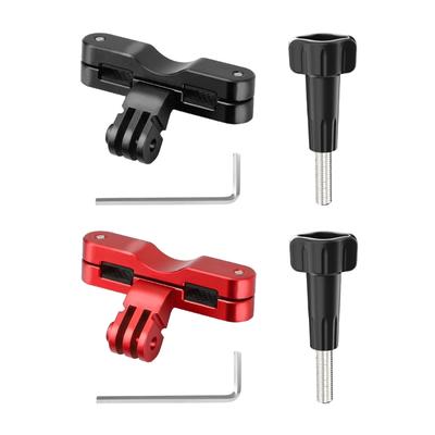 Action Camera Seats Bracket High Strength Aluminum Easy Installation for Action Camera On Bicycles