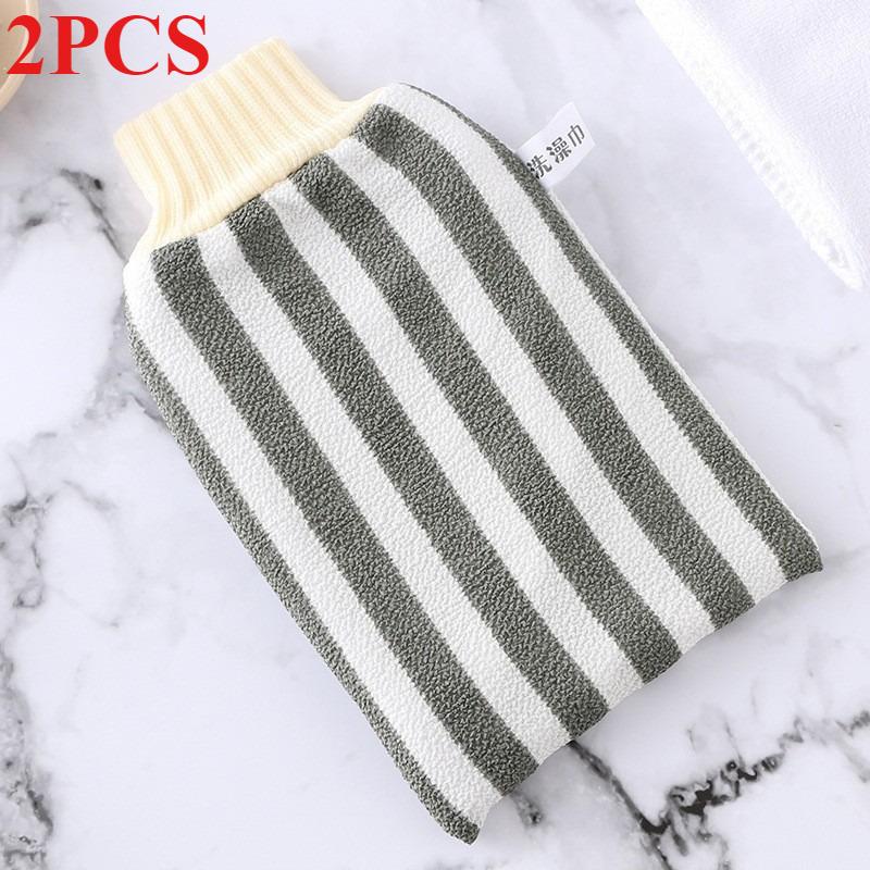 Exfoliating Bath Gloves SPA Shower Body Scrubber Mitt for Deep Cleaning Massage Reusable Wash Tool Exfoliating Sponge Gloves