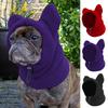 S/M Cute Dog's Fleece Warm Hat Soft Breathable Warm Adjustable French Bulldog S Winter Hats Pet Supplies Thickened