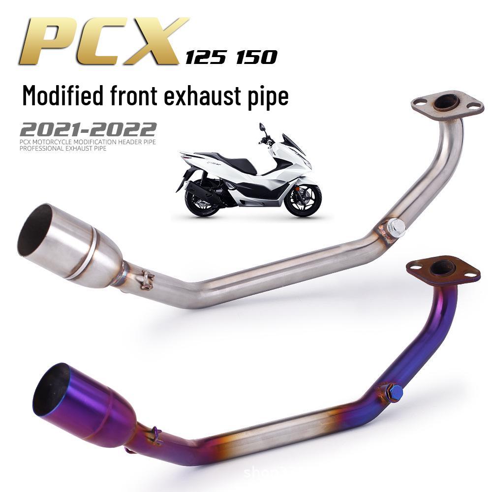 Kit di Modifica Scarico Acciaio Inox Azzurato per PCX125/150