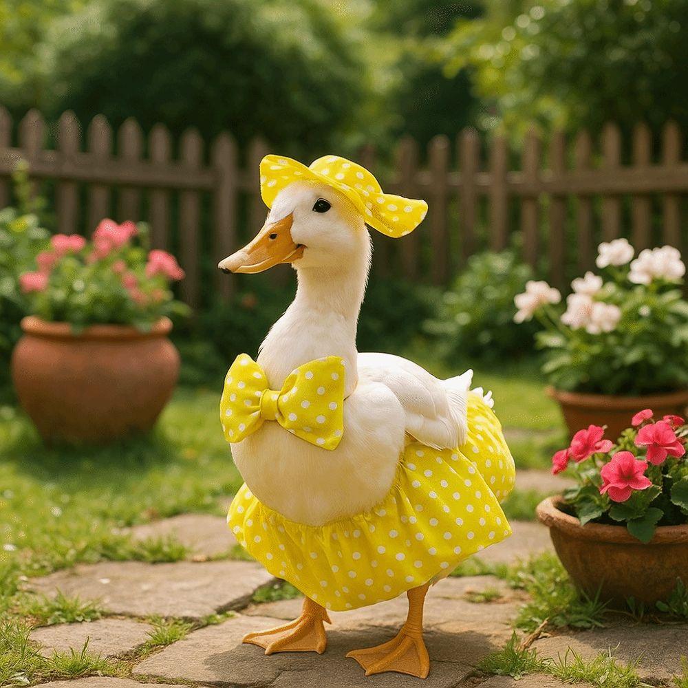 Slavnostní husí bikiny kostým Novinka Verandový husí outfit Kachní husí bikiny Zahradní dekorace