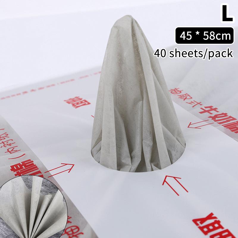 40 Pcs Milk Cotton Tissue Paper Florist Flower Wrapping Paper Diy Handmade Bouquet Crafts Gifts Packaging Wedding Party Supplies
