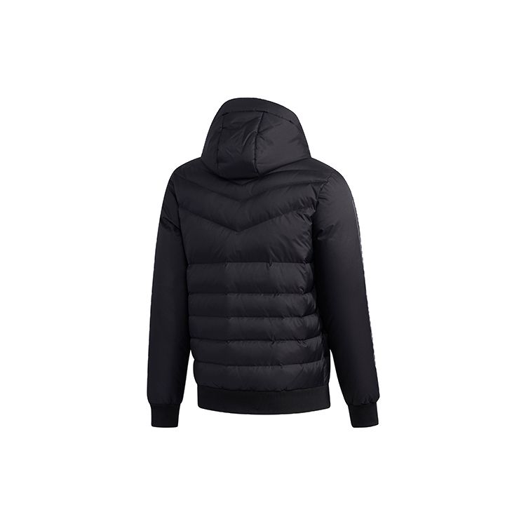 Adidas Neo Mens Sporty Puffer Jacket With Hood Men Jacket Black EI4422