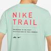 Nike Dri-FIT Trail Letter Logo Print Running Casual Breathable Crew Neck Short Sleeve T-Shirt Men Tops Mint-Green CT3858-391