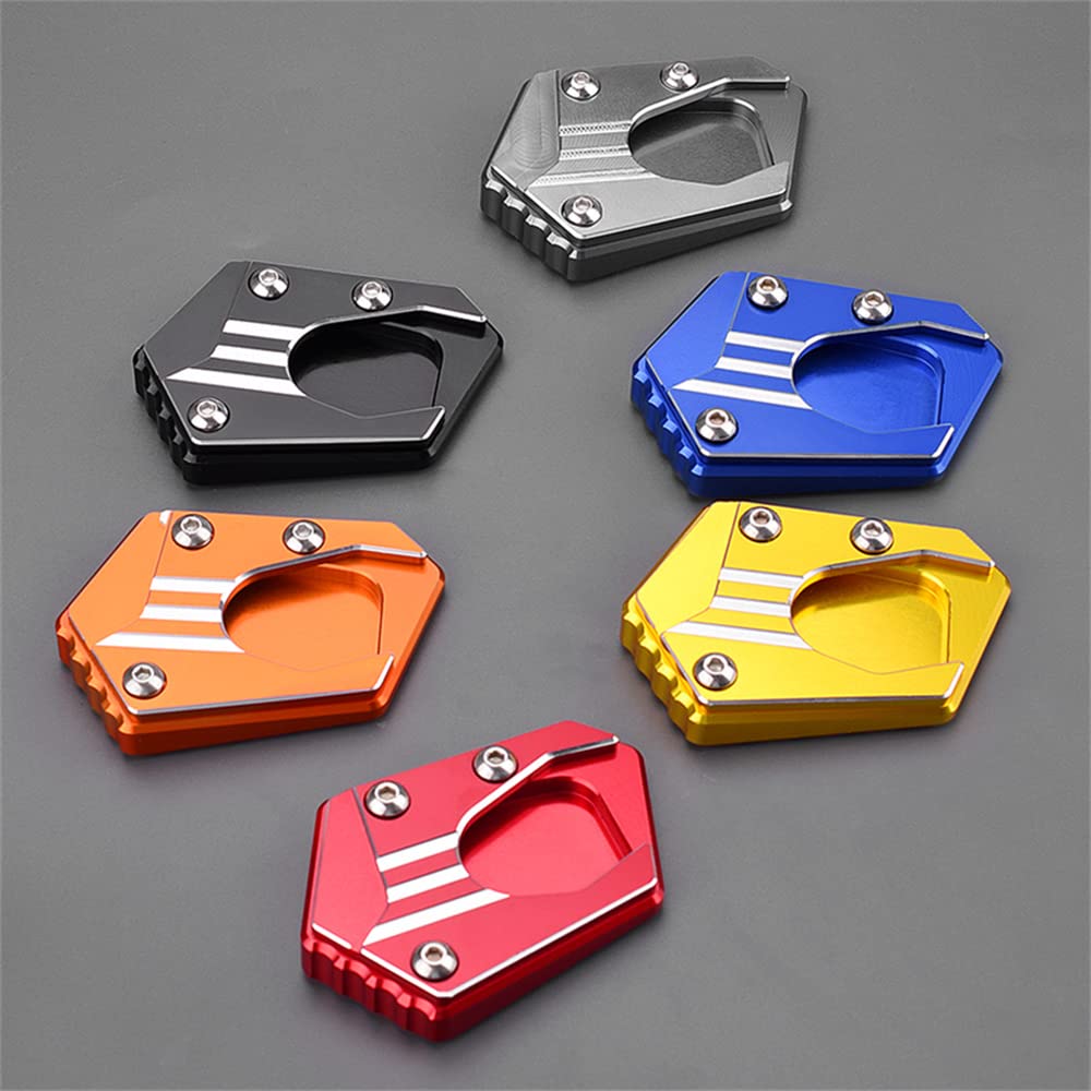 LEDISHUN Kickstand Side Stand Stand Stand Plate Extension Aluminum Compatible Honda CB150R CBR250R CB300F