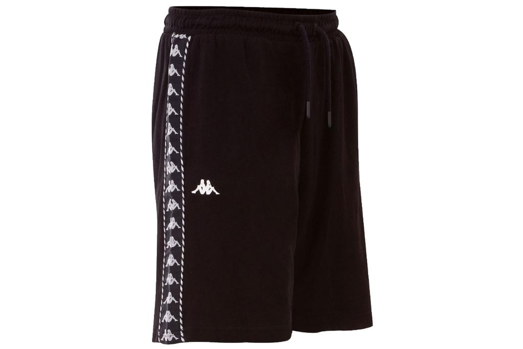 Kappa Italo Shorts, Mens black Shorts