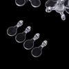 200pcs Transparent Flat Pad Pendants Oval Acrylic Transparent Cabochon Pendants  Home