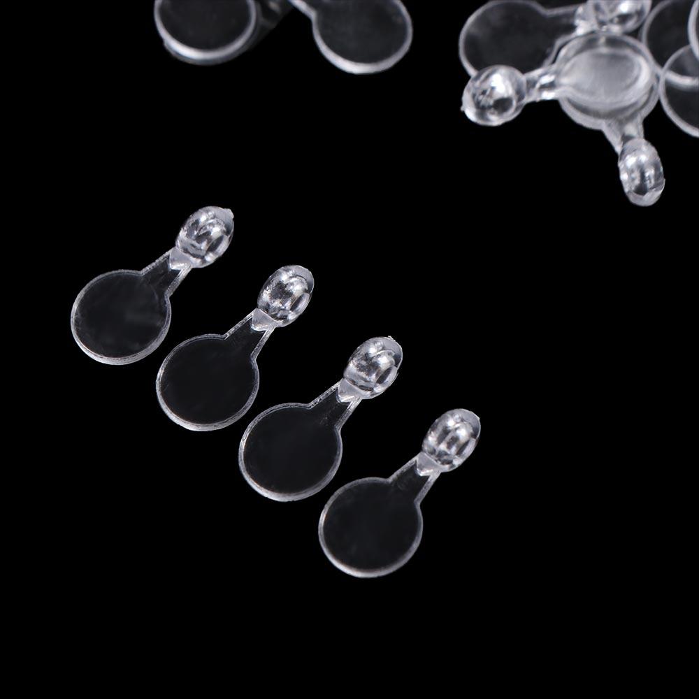 200pcs Transparent Flat Pad Pendants Oval Acrylic Transparent Cabochon Pendants  Home
