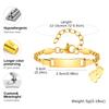 Personalized Baby Name ID Bracelet, Adjustable Stainless Steel Chain, Charms Eye/foot/cross, Engraved Kid Newborn Birthday Gift
