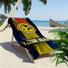 Custom Name Club Amrica Print Beach Towel, Large Soft Quick Dry Towel for Beach Camping Swimming