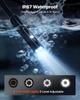 VEVOR Triple Lens Endoscope with Light, 5" HD IPS Screen Industrial Borescope Camera, 1280 X 720 Lens, 8 + 2 LEDs, 8X Zoom