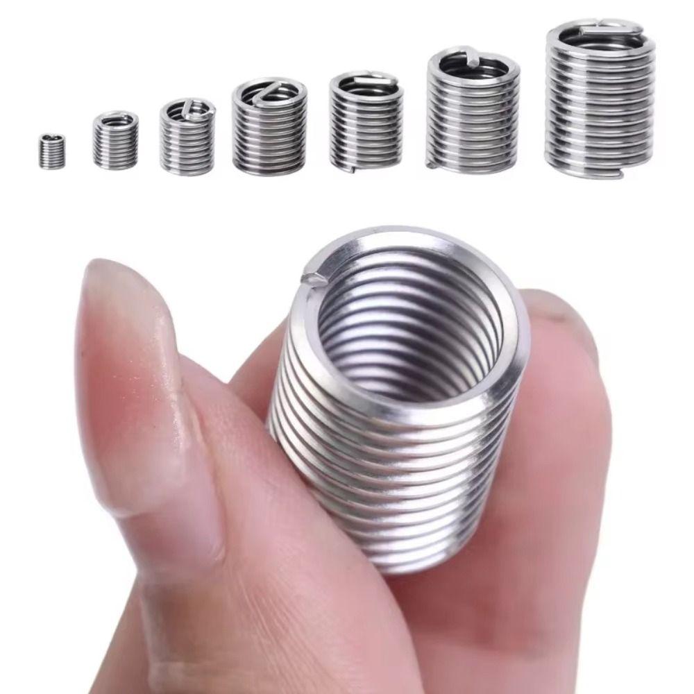 Stainless Steel Wire Thread Insert Durable Screw Sleeve Threaded Insert  Hardware Repair