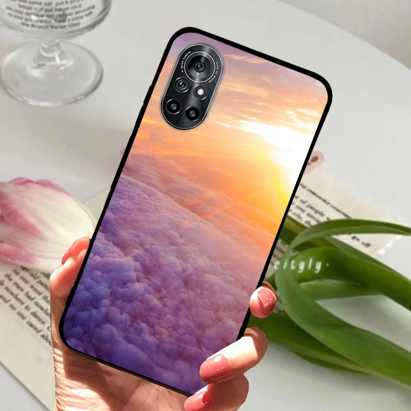 For Honor V40 Lite Case Marble Cool Soft TPU Silicon Phone Cover For Huawei Nova 8 4G 5G Protective Shell Bumper Capa Nova8 Pro