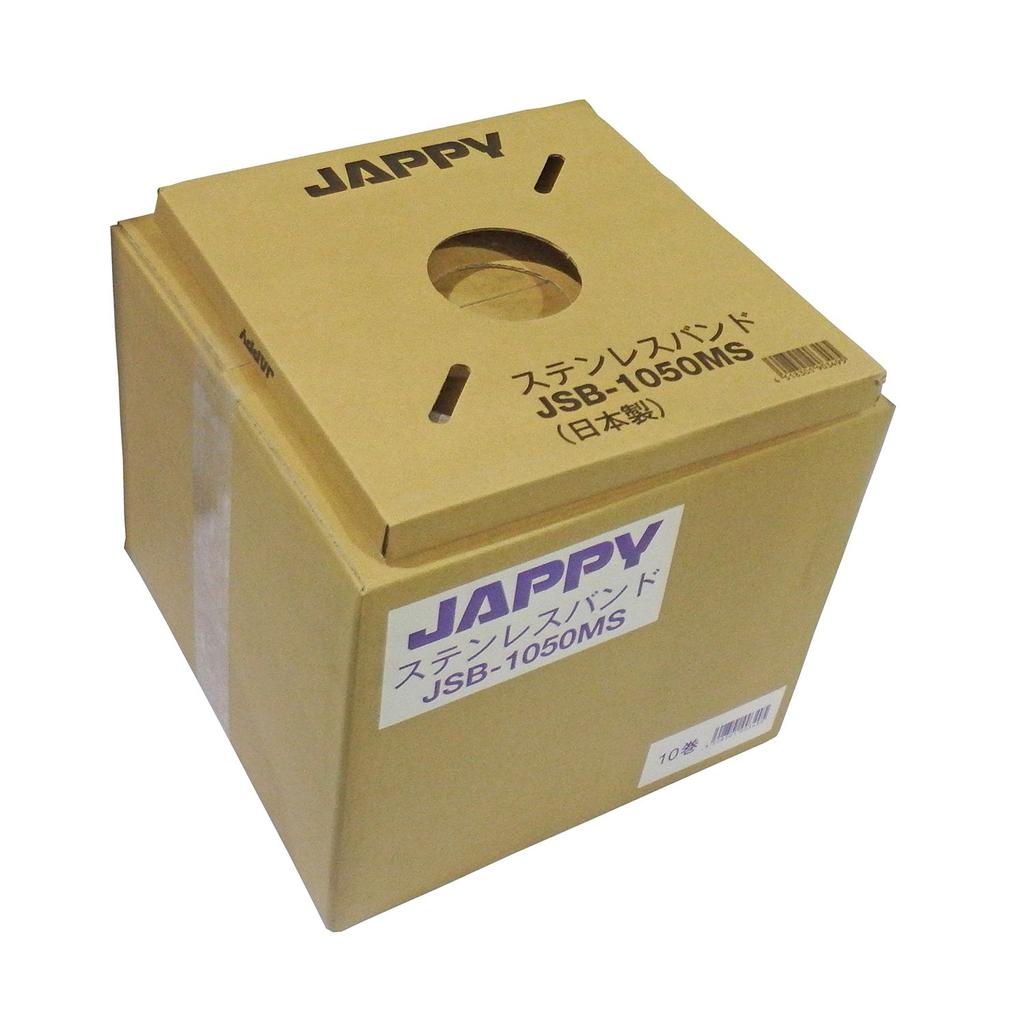 JAPPY Stainless Steel Band, 10mm Wide, JSB-1050M, 50m