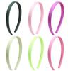 1.5cm Solid Headbands Satin Headband DIY Crafts Hairband Colorful Head Bands for Girls Women Thin Elastic Hair Hoop Accessories
