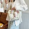 New Beautiful Lightweight Handbag Cute Floral Handbag Niche Printed Versatile Commuter Lightweight Women's Bag
