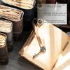 Handgefertigtes, in Leder gebundenes Tagebuch mit Schloss und Schlüssel mit Vintage-Baumwollpapier
