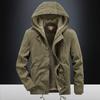 Autumn and Winter New Men's Hooded Cotton Clothes, Warm and Windproof Cotton-padded Clothes