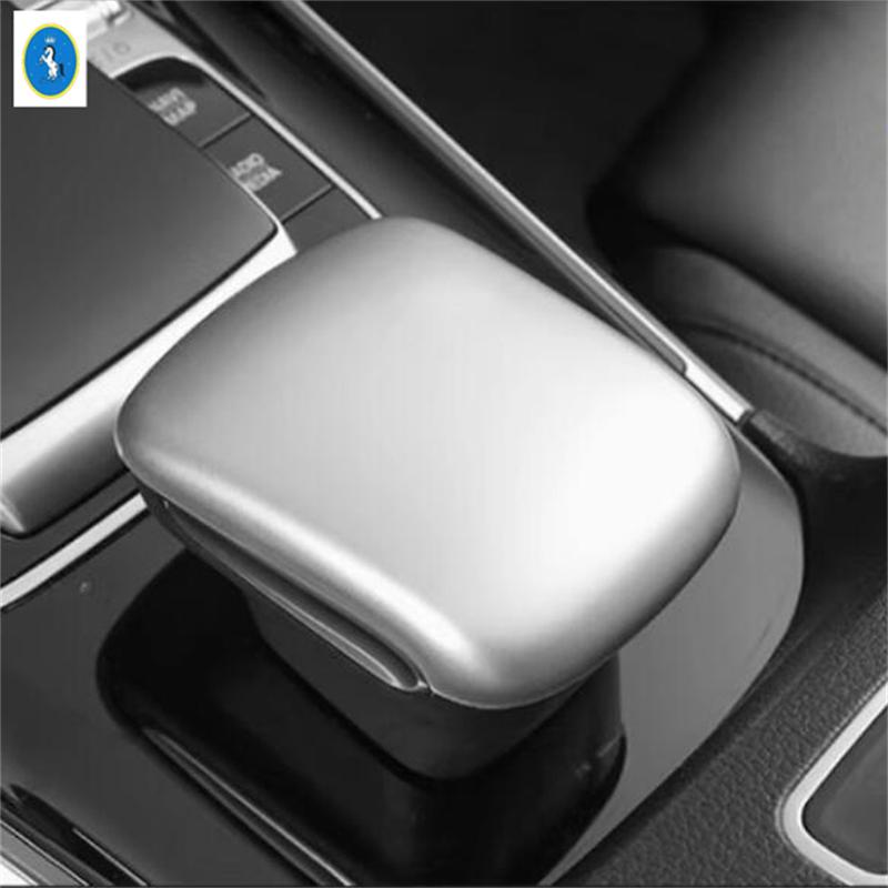 Gear Shift Head Knob Cover Trim Fit For Mercedes Benz W247 GLB200 GLB180 GLA200 EQB EQA  - 2024 Car ABS Accessories