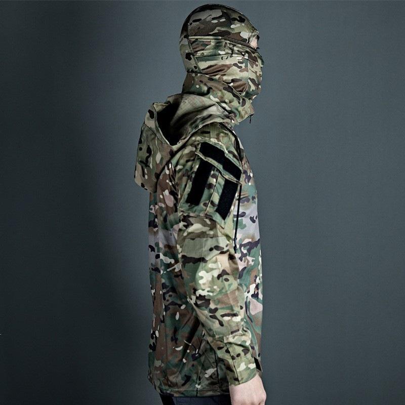 New Strike II Camouflage Frog Suit: Breathable, Long Sleeve, Multi-Pocket Outdoor Military Clothing, Plus Size