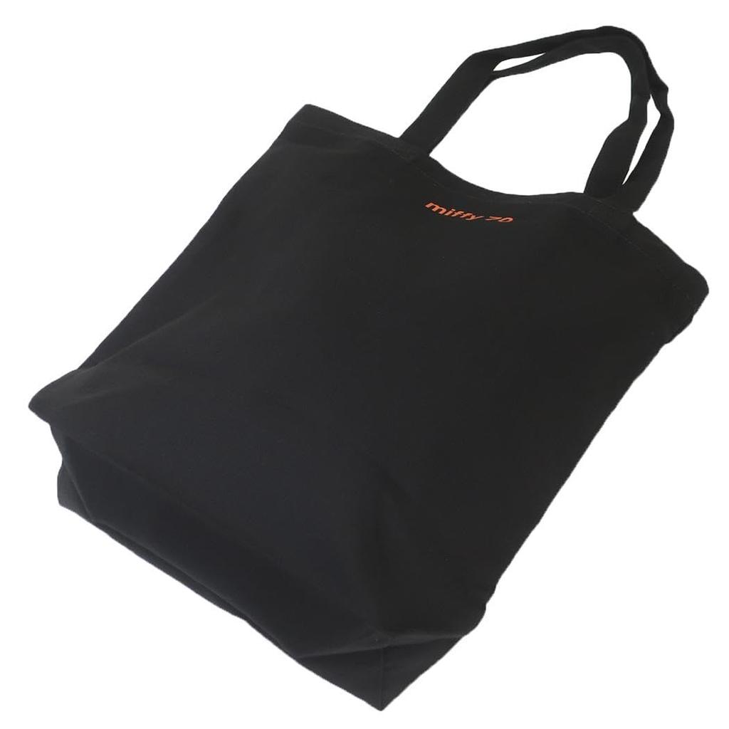 Miffy 70th Anniversary Nineche Applique Tote Bag In Black