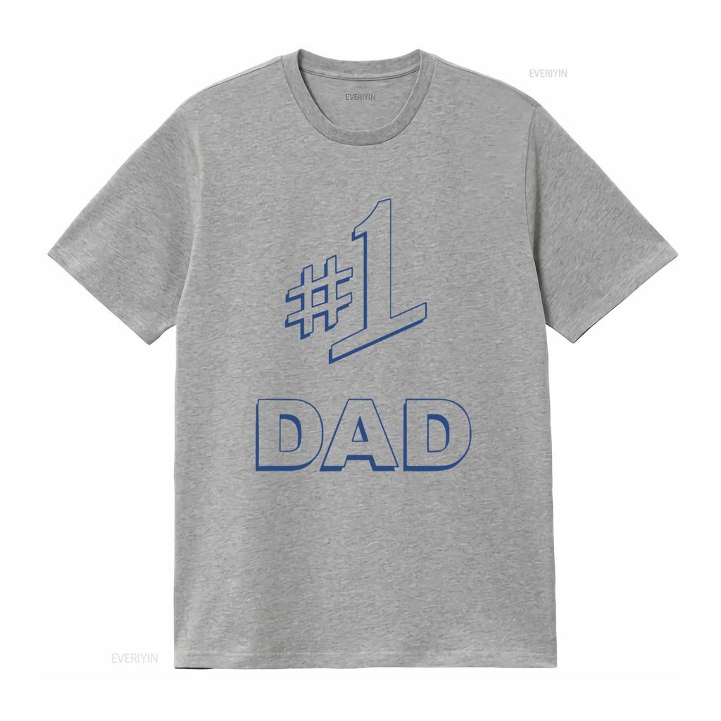 Best Fathers Day 1 Dad T Shirt Perfect for Super Dads vintage Washed designer clothes Comfortable Stylish streetwear Unisex