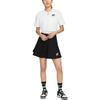Nike Solid Logo Print Elastic Waist A-Line Skirt Women Skirts Black DO7605-010