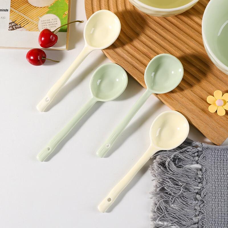 Kangmo Ceramic Candy Color Spoon Set