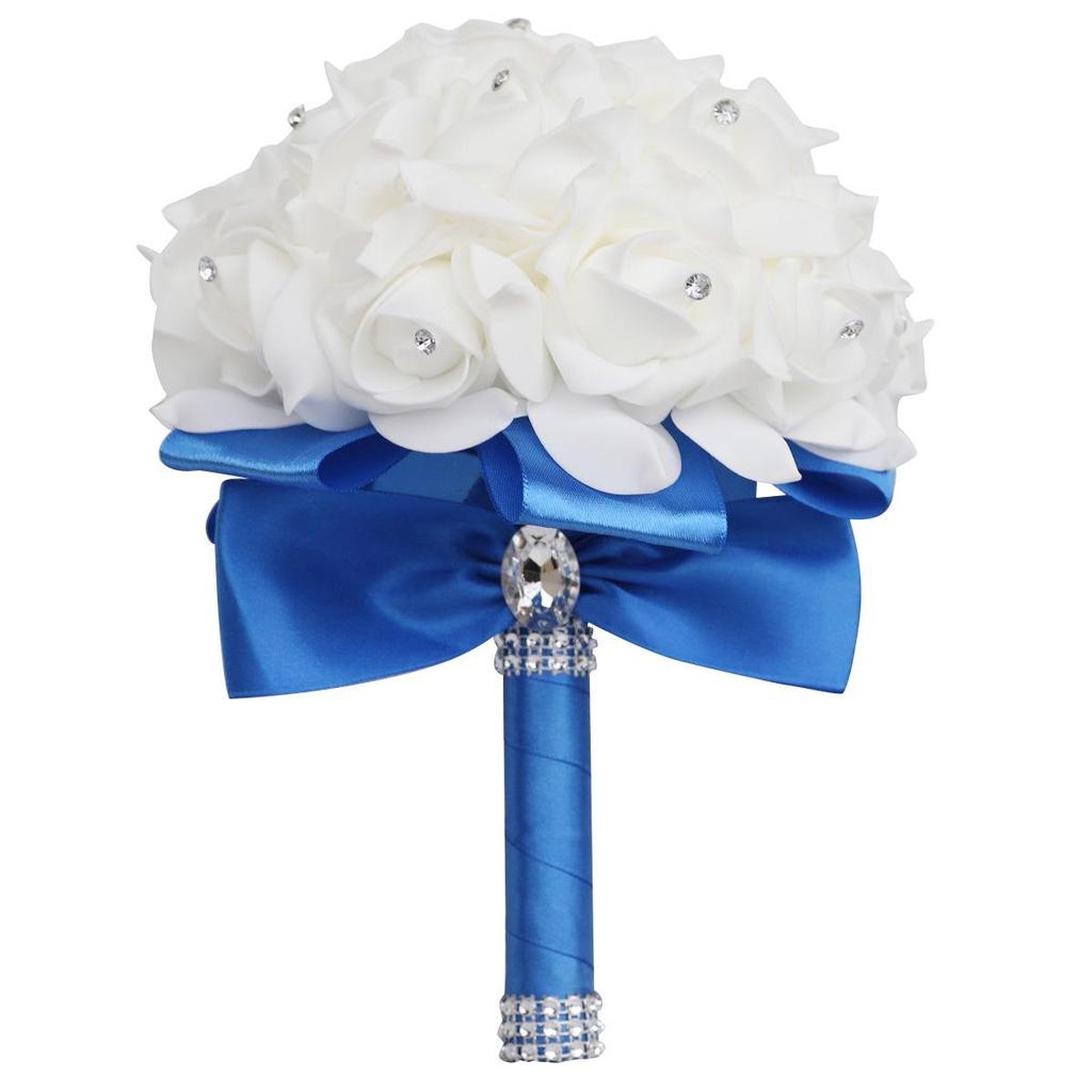 Multicolor PE Foam Bridesmaid Hand Bouquet for Weddings