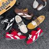 3Cm Inner Height Increase German Training Shoes Women's 2025 New Versatile Flat-soled Retro Forrest Gump Shoes Red Leather Casual Shoes