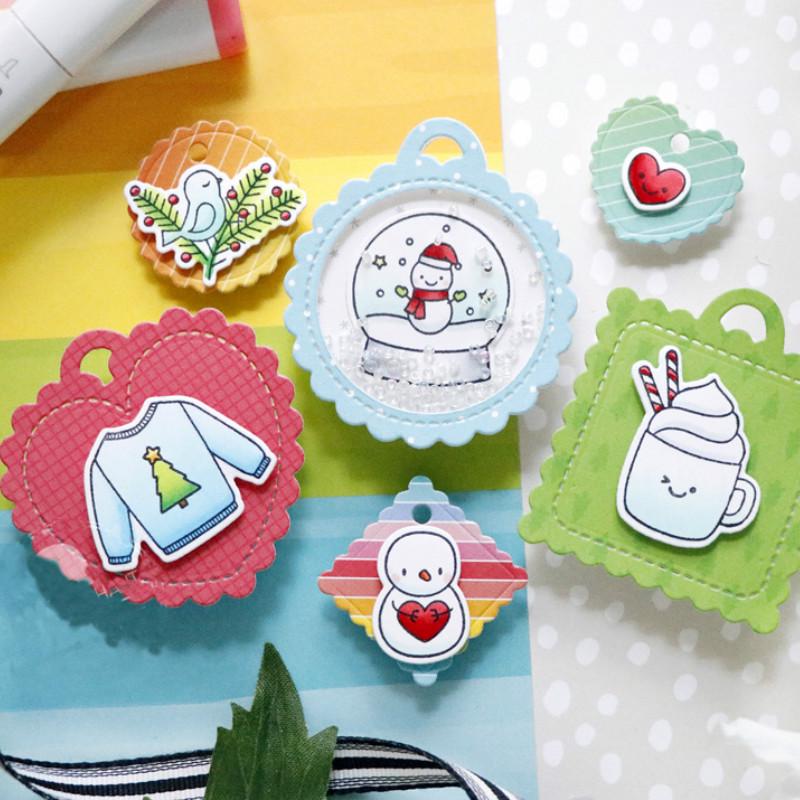 Multiple Styles Label Metal Cutting Dies Stencils Scrapbook Photo Album Paper Card Decorative Craft